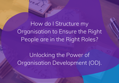 How do I Structure my Organisation to Ensure the Right People are in ...